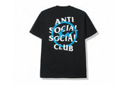 Anti Social Social Club Fragment Blue Bolt Black Tee